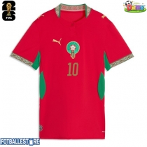 Marokko Brahim Diaz #10 Hjemmedrakt Dame VM 2026 Kortermet